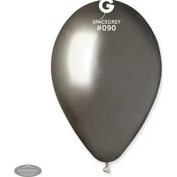 Balónek SMART Balónek chromovaný 1 KS lesklý vesmírně šedý - průměr 33 cm