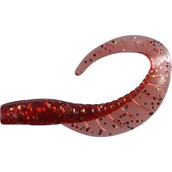 Umělá nástraha Twister DRAGON Maggot červená/stříbrný glitter *: Twister DRAGON Maggot červená/stříbrný glitter 2,0" (5,0cm) 20ks