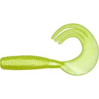 Umělá nástraha Twister DRAGON Dancer zelená perla *: Twister DRAGON Dancer zelená perla 1,5" (3,5cm) 20ks