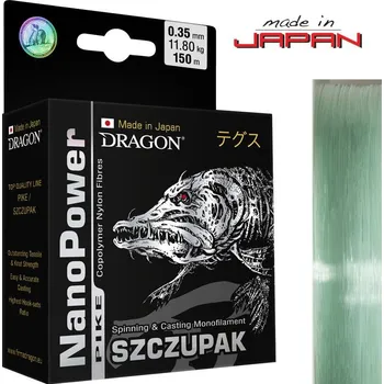 Vlasec Dragon NANO POWER Štika 150m *: Vlasec Dragon NANO POWER Štika 150m 0,20mm 4,75kg