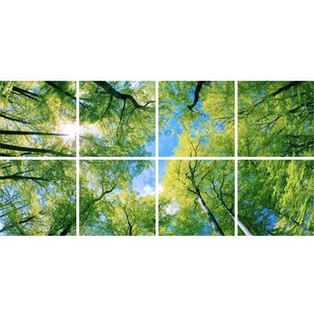 Dětské svítidlo Dekorativní LED svítidlo - LED panel ORTUS - motiv stromy 2 - sada 8 panelů