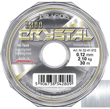 Vlasec DRAGON Nano Crystal 30m *: Vlasec DRAGON Nano Crystal 30m 0,14mm 2,60kg