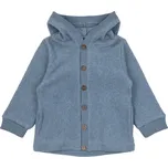 Mikk-Line dětská fleece mikina 12005 Faded denim Velikost: 62 BAVLNĚNÝ FLEECE