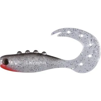 Nástraha Ripper DRAGON Hitman perla/černá/stříbrný glit. *: Ripper DRAGON Hitman perla/černá/stříbrný glit. 3,0" (7,5cm) 4ks