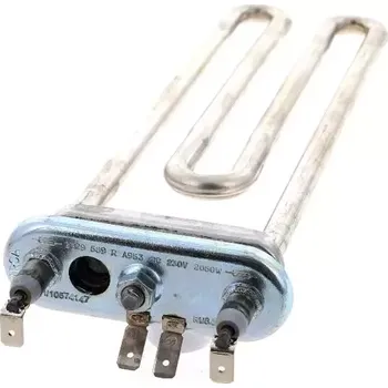 Topné těleso pro pračky Whirlpool Indesit Ariston - 268 x 65 mm (26,8 x 6,5 cm) - kvalitní náhradní díl 481010574149 pro spolehlivý ohřev vody