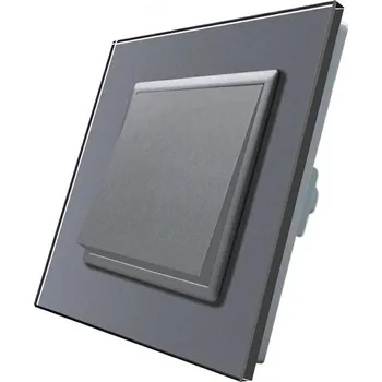 vypínač WELAIK vypínač mechanický jednoduchý č.6 A712DS -tmavě šedý SET