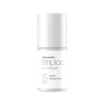 Lak na nehty Alessandro Striplac UV lak White Honeymoon 6,5 ml