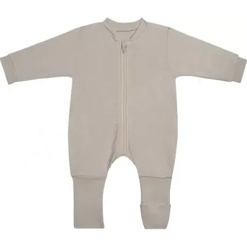 Dupačky Rostoucí overal jednobarevný Vlnky smetanový Baby Service velikost 80