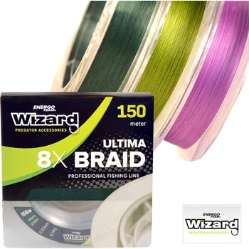 Šňůra WIZARD 8x Braid 150m *: Šňůra WIZARD Edge Pro 8x Braid Purple 150m 0,10mm 9,25kg