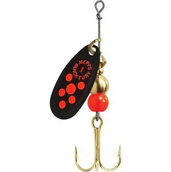 Umělá nástraha MEPPS ® Rotační třpytka MEPPS Black Fury černá/oranžová *: Rotační třpytka MEPPS Black Fury černá/oranžová velikost 1 (3,5g)