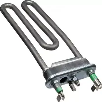 Praní a péče o prádlo  Topné těleso 195 x 65 mm pro pračky Whirlpool Indesit Ariston Bosch Siemens - kvalitní náhradní díl C00081837 pro efektivní ohřev vody