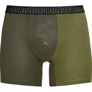 Pánské spodní prádlo Ortovox pánské merino boxerky 150 Essential Boxer Briefs M Sea Surface: Dark Wild Herbs, Velikost: XL