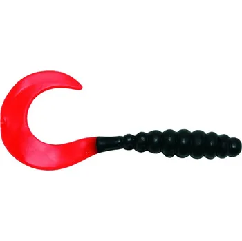 Umělá nástraha Twister ICE FISH černá-červená *: Twister ICE FISH černá-červená 15cm