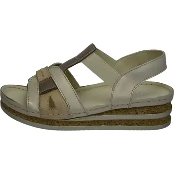 Dámské sandále Obuv dámská letní HILBY 129 zlatá (Dámské letní sandále)