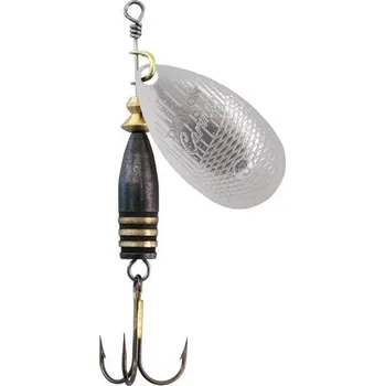 Umělá nástraha Dragon Rotační třpytka CARINA stříbrná *: Rotační třpytka CARINA stříbrná Velikost 2 (5g)