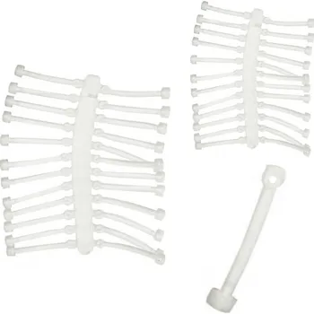 Carp System Silikonové zarážky - 48ks *: Silikonové zarážky L 30mm 48ks