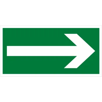 Značení Směrová šipka dlouhá (vpravo, vlevo) samolepící vinylová fólie 200 x 100 mm