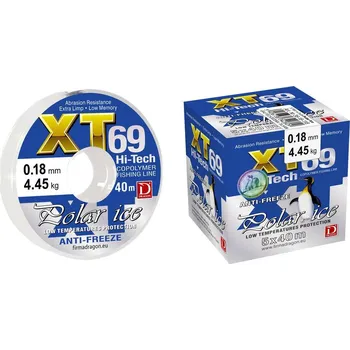 Vlasec DRAGON XT69 Hi-Tech ANTI-FREEZE Polar Ice 40m *: Vlasec DRAGON XT69 Hi-Tech ANTI-FREEZE Polar Ice 40m 0,22mm 6,10kg
