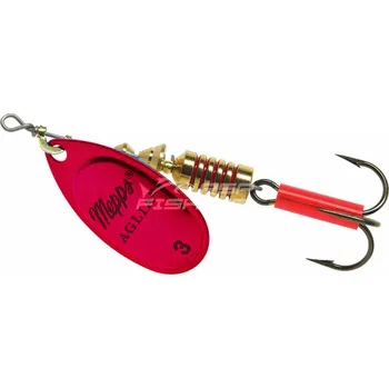 Nástraha MEPPS ® Rotační třpytka MEPPS Aglia Platinum červená *: Rotační třpytka MEPPS Aglia Platinum červená velikost 2 (4,5g)