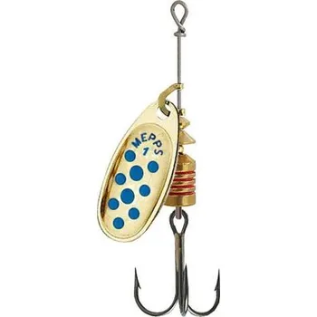Umělá nástraha MEPPS ® Rotační třpytka MEPPS Comet Decoree zlatá/modrá *: Rotační třpytka MEPPS Comet Decoree zlatá/modrá velikost 1 (3,5g)