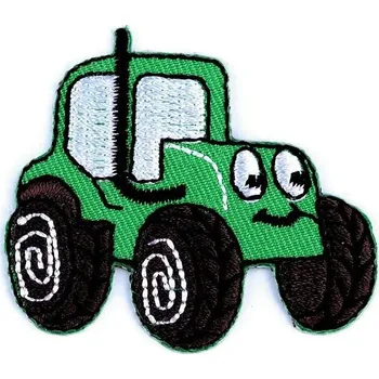 Nažehlovačka, traktor, 50x45mm, zelený