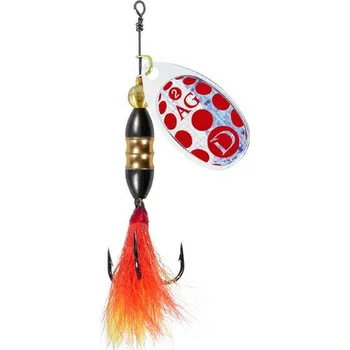 Umělá nástraha Dragon Rotační třpytka AGLIA C. De Luxe stříbrná/červená *: Rotační třpytka AGLIA C. De Luxe stříbrná/červená Velikost 3 (7g)