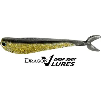 Umělá nástraha Smáček DRAGON Bleak 7-8,5cm černá/zlatá AKCE *: Smáček DRAGON Bleak černá/zlatá AKCE 3,0" (7,5cm)