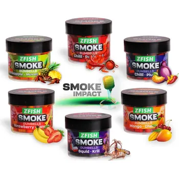 Nástraha ZFISH Smoke POP-UP Dumbells 8 mm příchuť: Mango/Cerry