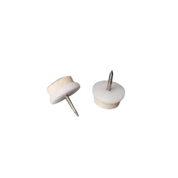 Kluzák se zataveným filcem bílý, 21mm (filc pr.17mm)