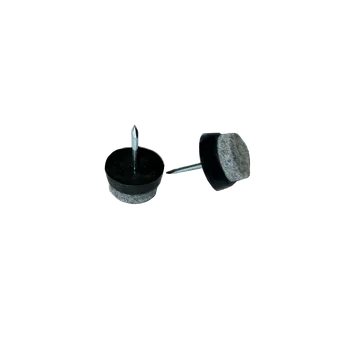 Kluzák se zataveným filcem, černý pr.21mm (filc pr.17mm)