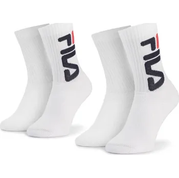 Pánské ponožky Ponožky do inline bruslí FILA-F9598 SOCKS 2-PACK-300-WHITE Bílá 35/38