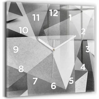 Hodiny Nástěnné hodiny Wallfluent šedé 30 cm
