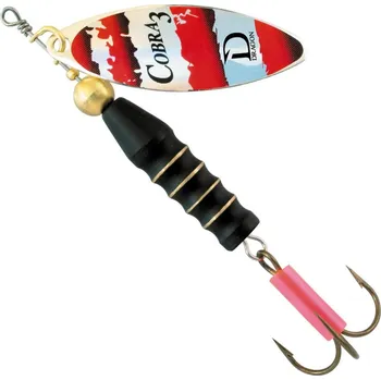 Umělá nástraha Dragon Rotační třpytka COBRA holo/červená *: Rotační třpytka COBRA holo/červená Velikost 3 (22g)