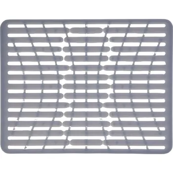 Odkapávač na nádobí Podložka do dřezu GOOD GRIPS 41 x 32 cm, šedá, silikon, OXO