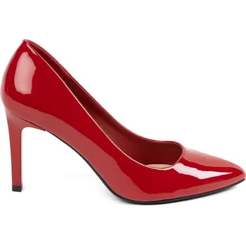 Dámské lodičky Červené klasické lodičky Sergio Leone, podpatek 9 cm 1339R/LA Velikost: 37
