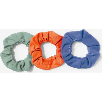 DOMYOS Gumička do vlasů 3 ks MODRÁ|ORANŽOVÁ|ZELENÁ