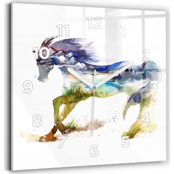 Hodiny Nástěnné hodiny Wallfluent modré 30 cm