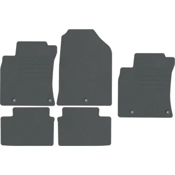 autokoberec Kobercové rohožky Edecor velurové 5 ks