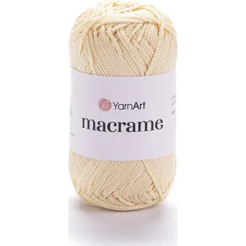 Příze YarnArt Macrame 165 - tmavá smetanová