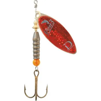 Nástraha Dragon Rotační třpytka VIPER červená 3D *: Rotační třpytka VIPER červená 3D Velikost 2 (8g)