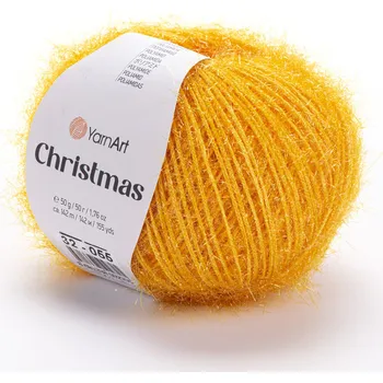 Galanterie YarnArt Příze Christmas 32 - žlutá