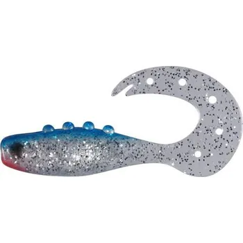 Nástraha Ripper DRAGON Hitman čirá/modrá/stříbrný glit. *: Ripper DRAGON Hitman čirá/modrá/stříbrný glit. 3,0" (7,5cm) 4ks