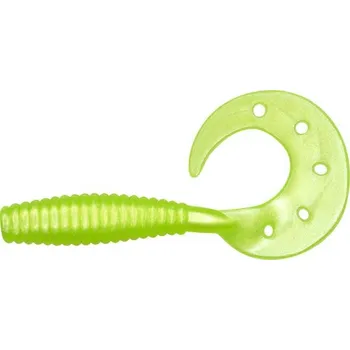Umělá nástraha Twister DRAGON Diver zelená perla *: Twister DRAGON Diver zelená perla 2,5" (6,0cm) 15ks