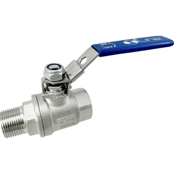 Ventil Kulový kohout NEREZ MF plnoprůtok., uzamykatelná páka 1/2"