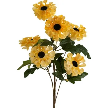 umělá květina Umělý květ FLORE 800 žlutý (6 ks)
