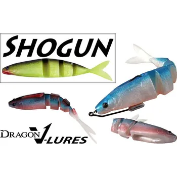 Umělá nástraha Ripper DRAGON Shogun fluo/černá/červená *: Ripper DRAGON Shogun fluo/černá/červená 5.0" (12,5cm) 5ks