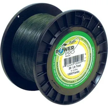 Příze Šňůra PowerPro zelená - doprodej *: Šňůra PowerPro zelená - doprodej 0,15mm 9kg / 95m