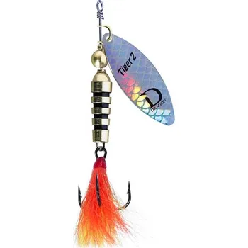 Umělá nástraha Dragon Rotační třpytka TIGER De Luxe stříbrná *: Rotační třpytka TIGER De Luxe stříbrná Velikost 1 (6g)