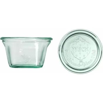 Zavařovací sklenice Zavařovací sklenice WECK Quadro 290 ml s víčkem, set 6 ks