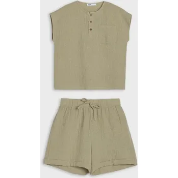 Sinsay - Žerzejová souprava - olivová - 459EH-81X - 459EH-81X-134